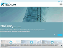 Tablet Screenshot of delta-telkom.gliwice.net.pl